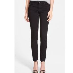 AG The Prima mid rise cigarette black jeans